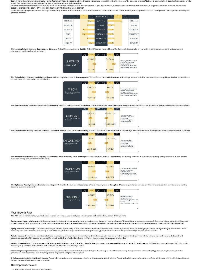 Agility Growth Tracker — Balance Indicators
